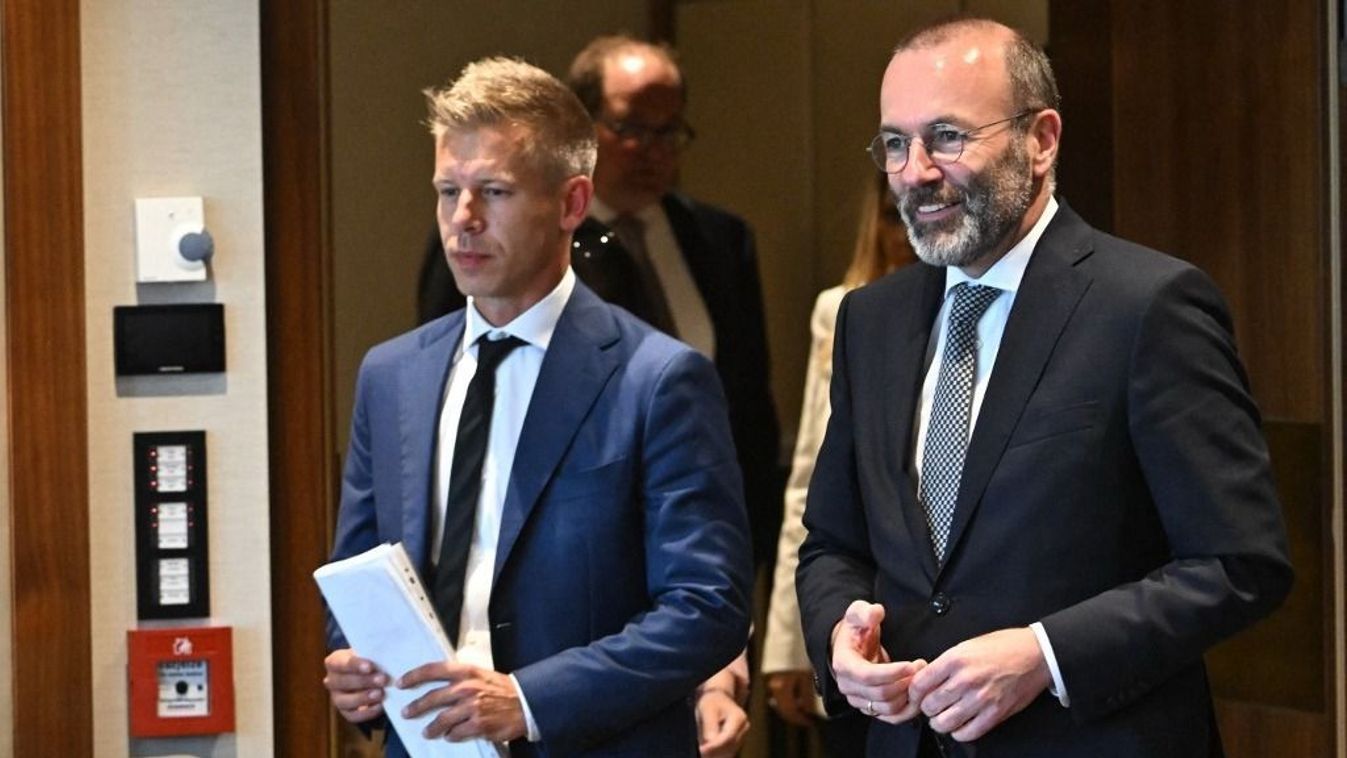 Manfred Weber Magyar Péter